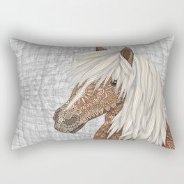 Haflinger Horse Rectangular Pillow