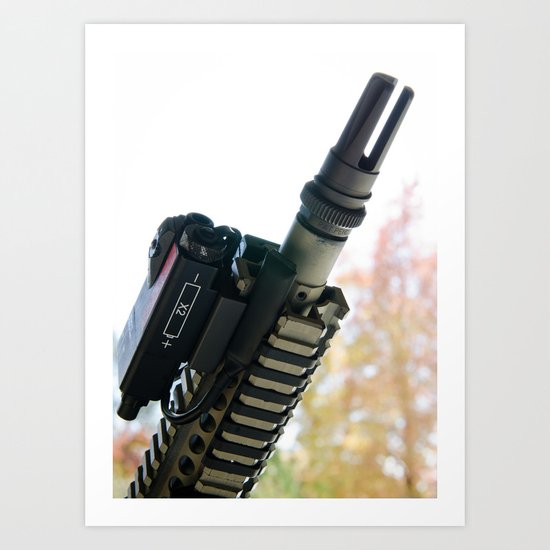 Muzzle Up Art Print