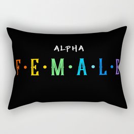 ALPHA FEMALE Rectangular Pillow