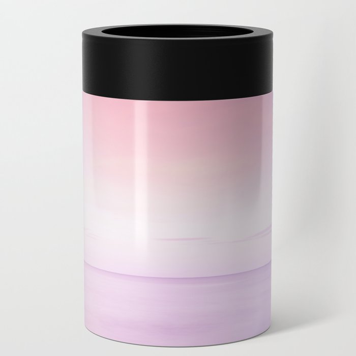 Calmness in pink and blue at ocean, horizon and smooth surface Can Cooler