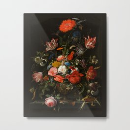 Vintage Flowers by Mignon Metal Print | Botanical, Floralpainting, Flowers, Painting, Europeana, Alexandermignon 