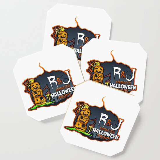 R And J Logo White Coaster By Jemacunn Society6