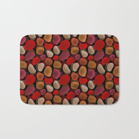 Abstract pattern . Sea stones .2 . Bath Mat