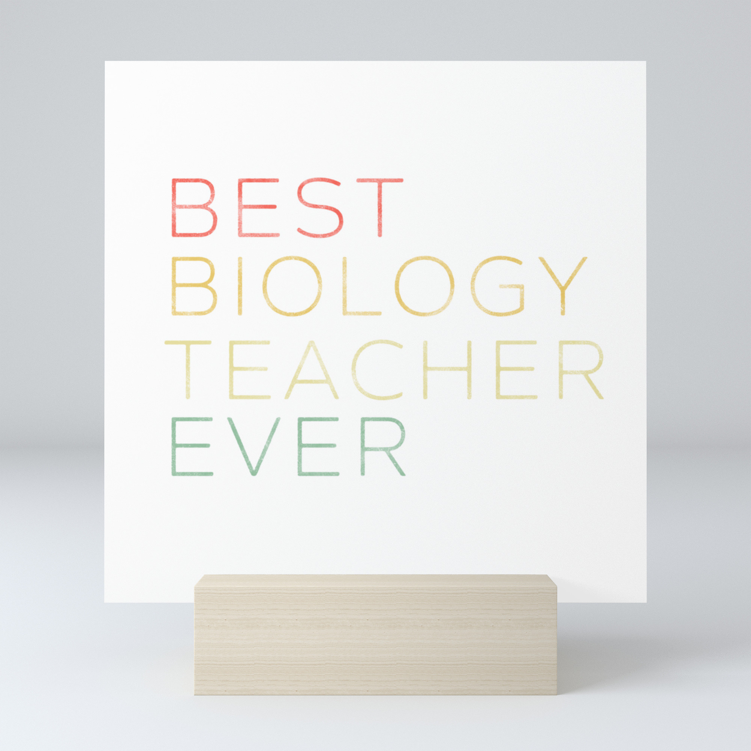 Funny Biology Biologist Meme Quote Teacher Gift Mini Art Print By