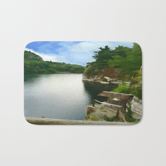 Majestic Mohonk Lake Bath Mat