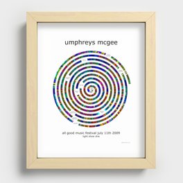 Umphrey's McGee All Good 2009 Poster Recessed Framed Print