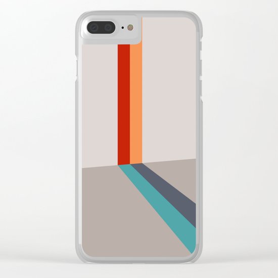 Poligonal 178 Clear iPhone Case