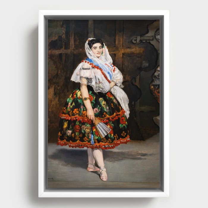 Edouard Manet - Lola de Valence Framed Canvas