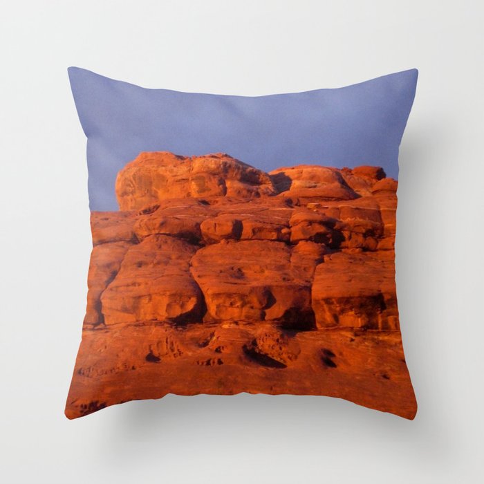 Canyonlands Sunset Red Rocks Throw Pillow