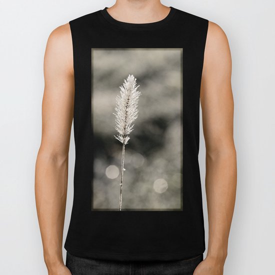 silver Biker Tank