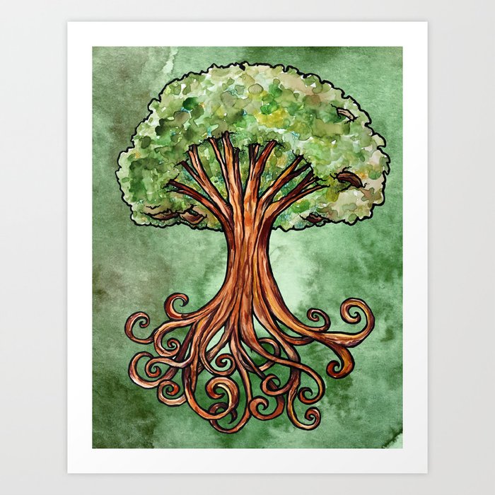 Yggdrasil Art Print By Ellesplanet Society6 Browse our selection of yggdrasil canvas prints and find the perfect design for you—created by our community of independent artists. society6