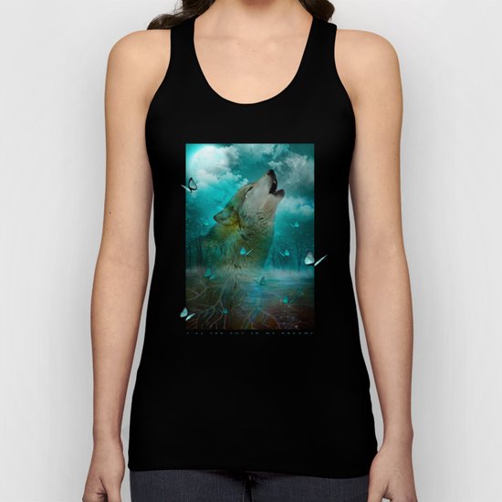 I'll See You In My Dreams (Cry of the Wolf) Unisex Tank Top