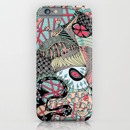 The eye looking flower iPhone & iPod Case