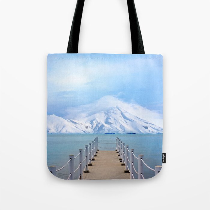 Meet me in the middle Tote Bag