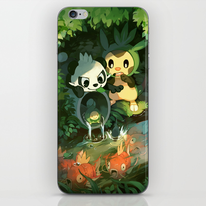 Pancham Chespin Iphone Skin By Bluekomadori Society6 All our images are transparent. pancham chespin iphone skin by bluekomadori