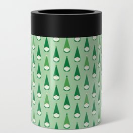 St Patrick Gnomes Polka dot pattern. Digital Illustration background Can Cooler