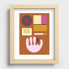 Margot - inspired by the famous movie character Recessed Framed Print