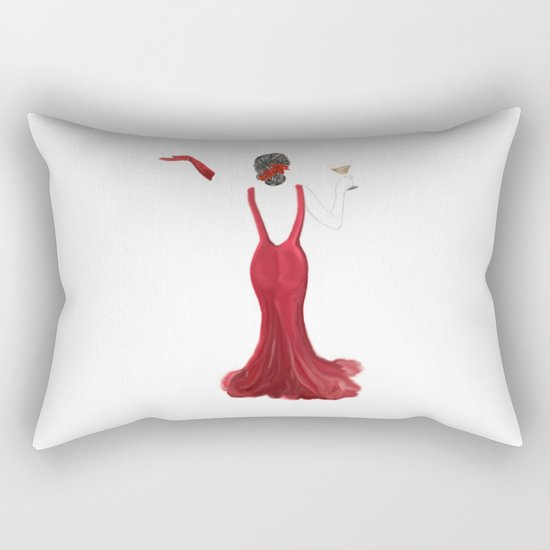 Diva toast Rectangular Pillow