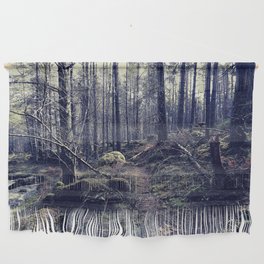 Drama on a Winter Nature Trail. Wall Hanging