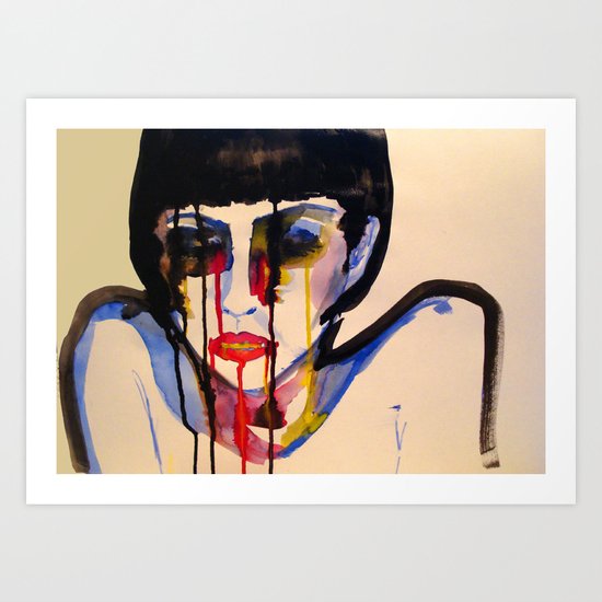 BL INK 3 Art Print