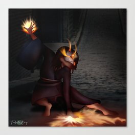 Playing With Fire Canvas Print