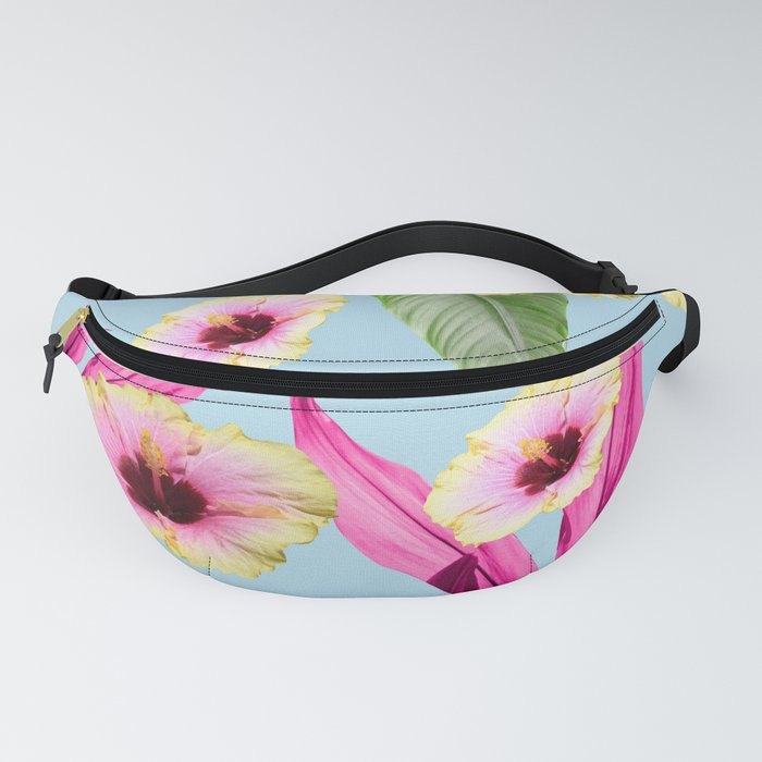 Flowery Hibiscus Dream #1 #tropical #decor #art #society6 Fanny Pack