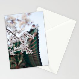 Blossoms Near the Bell, Seoul Korea Stationery Cards