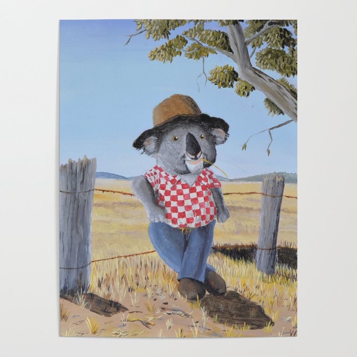 Aussie Koala Poster