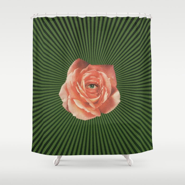 Rose Eye Shower Curtain