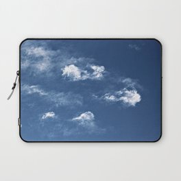 Soft White Clouds Skyskape Cloudscape Laptop Sleeve