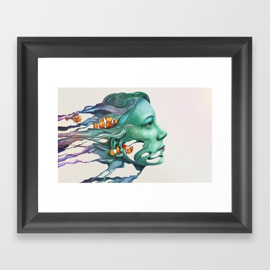 Actinodendron Plumosum Framed Art Print
