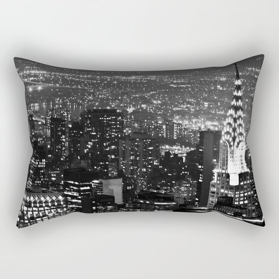 A Classic Dark Rectangular Pillow