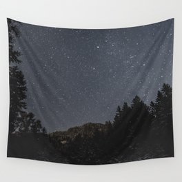 Winter Night Strolls | Nature and Landscape Photography Wall Tapestry