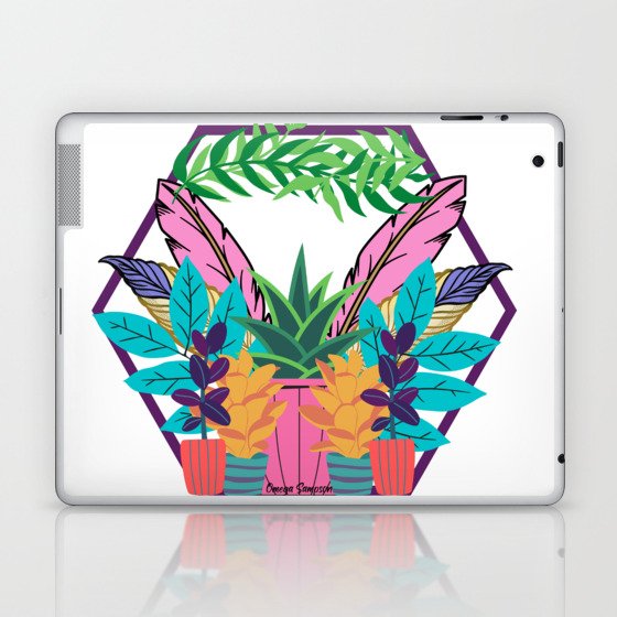 Pastel Tropic Vibes Laptop & iPad Skin