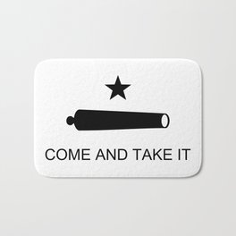Come and Take it Flag Bath Mat | Patriotic, Texas, Cannon, Southern, American, Ushistory, Historical, Digital, History, War 