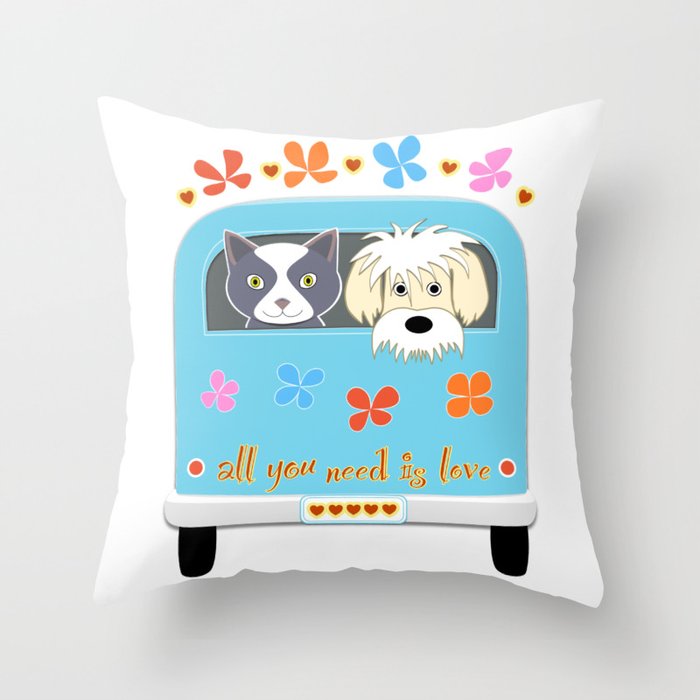 All You Need Is Love Throw Pillow