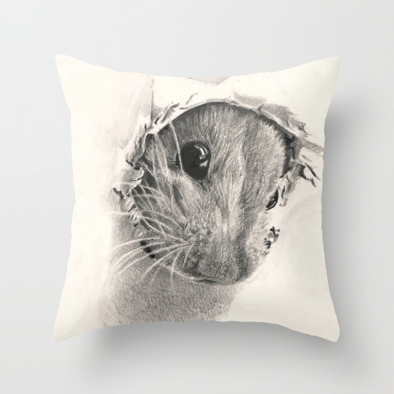 Pickaboo! Throw Pillow by 