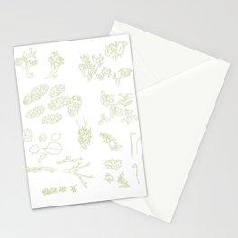 Taiga field drawings Stationery Cards