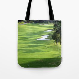 Golf Green Field Grass Sports Golfers Course Tote Bag