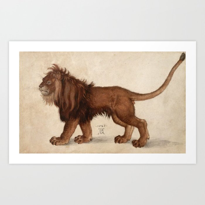 Albrecht Dürer "Lion" Art Print