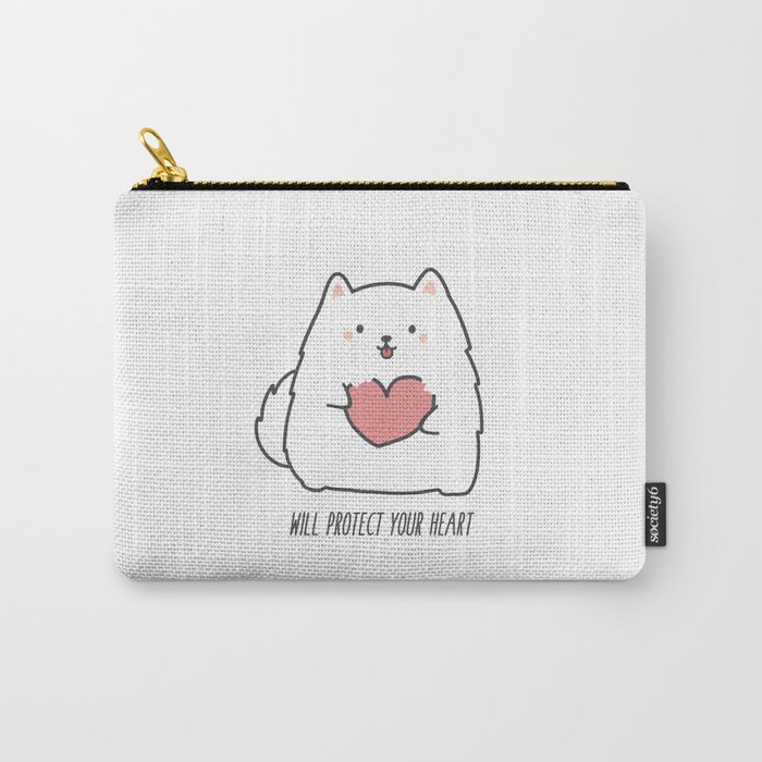 Fluff will Protect Your Heart Carry-All Pouch