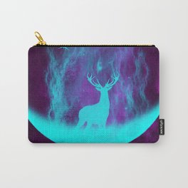 Enlightened Forest | Spirit Deer | Moon and Antlers | Space Deer Carry-All Pouch