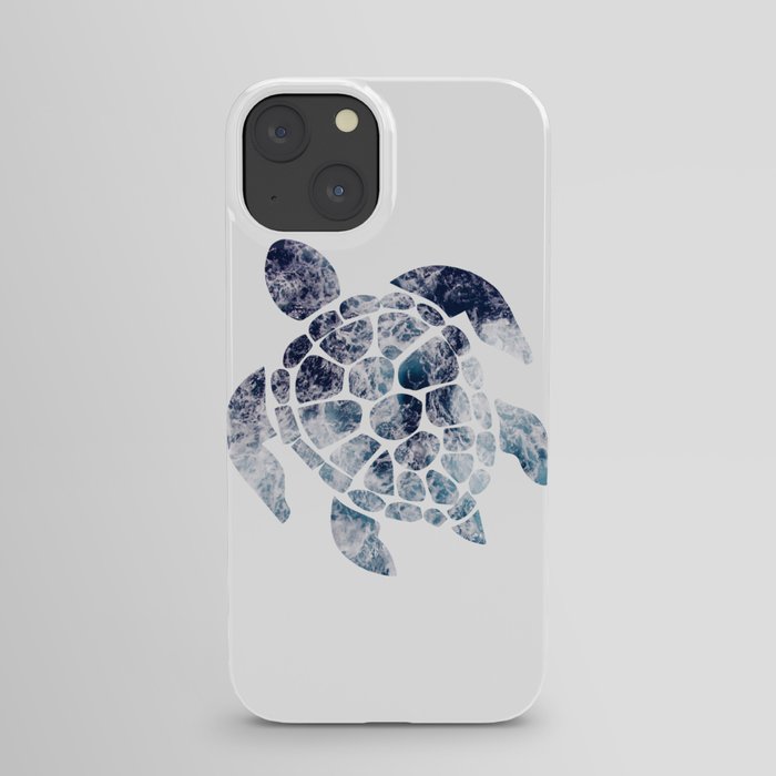 Sea Turtle - Blue Ocean Waves iPhone Case