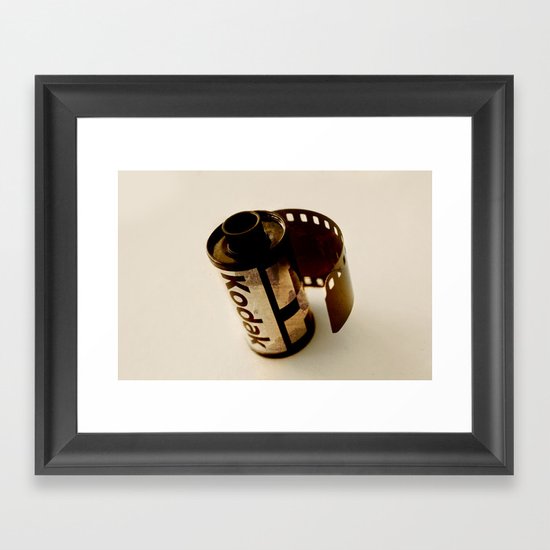 The last kodak film Framed Art Print