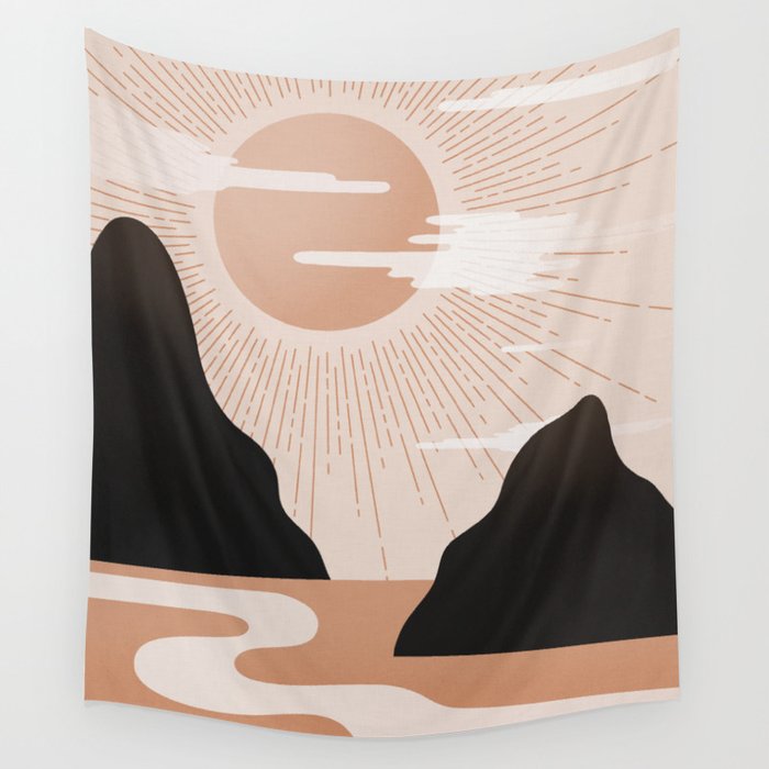 Morning Sun 01 Wall Tapestry