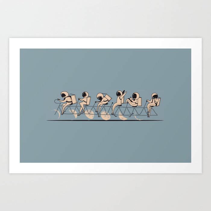 The Great Lunar Cycle Art Print