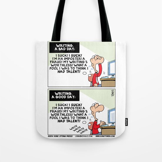 WRITING: Good Days and Bad Tote Bag
