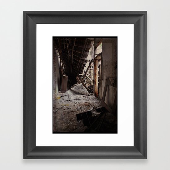 Plymouth County Hospital Building 2 Framed Art Print
