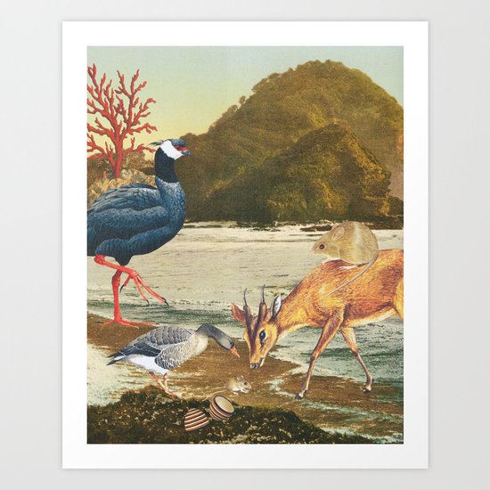 The arrival Art Print