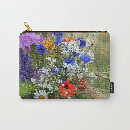 Wildflowers in a summer meadow Carry-All Pouch
